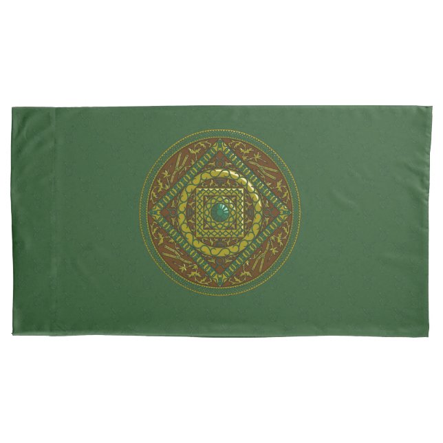 Taurus Mandala Housse d'oreiller (devant)