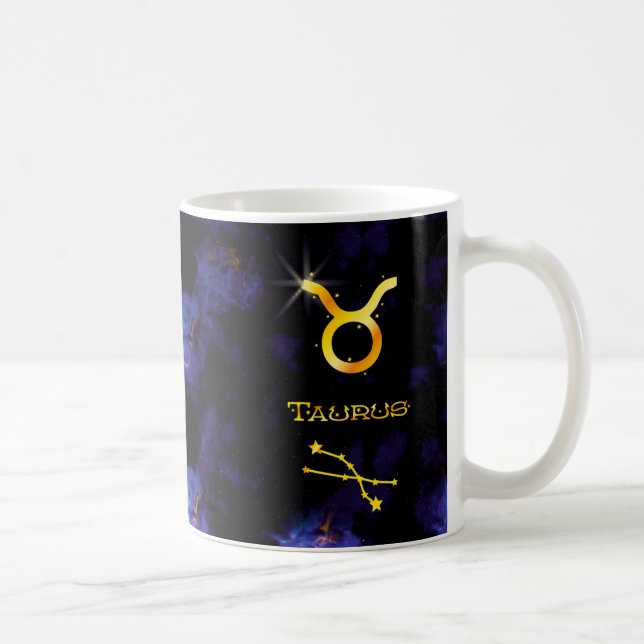 Taurus personnalisé Mug cadeau d'anniversaire (Droite)