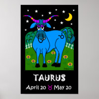 TAURUS - POSTER ZODIAC