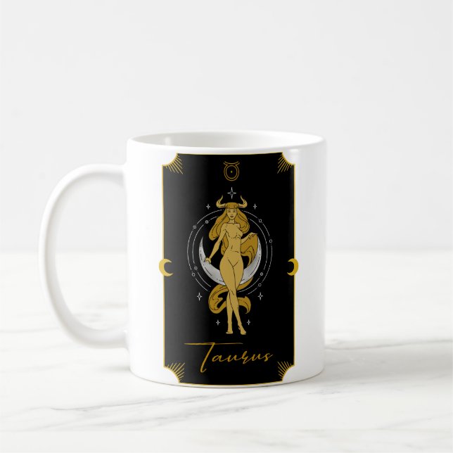 Taurus Saucy Signes Mug Astrologique (Gauche)