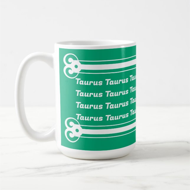 Taurus Vibes Café Mug (Gauche)