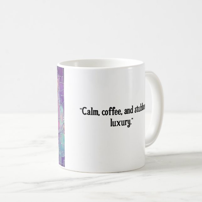 Taurus Vibes Zodiac Mug (Devant droit)