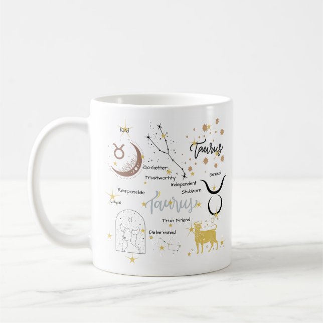 Taurus Zodiac Mug (Gauche)