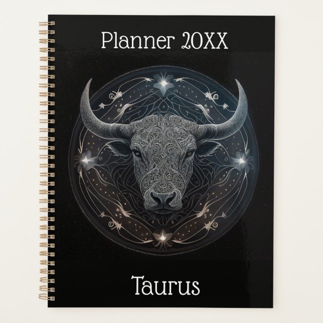 Taurus Zodiac Planner (Devant)