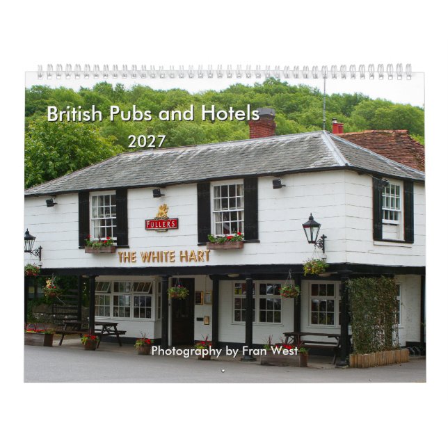Tavernes et hôtels britanniques calendrier 2027 (Protection)