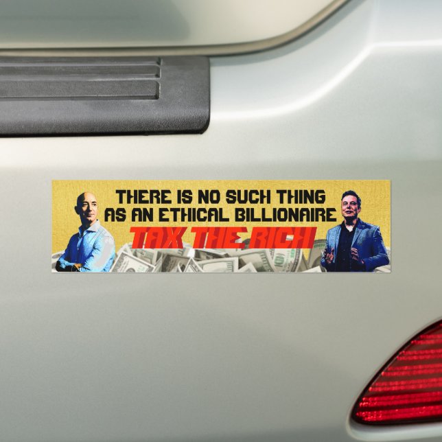 Taxe Le Sticker Bumper Riche (En voiture)