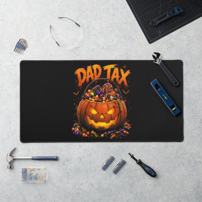 Taxe Papa Drôle Halloween Citrouille (Poste de travail)