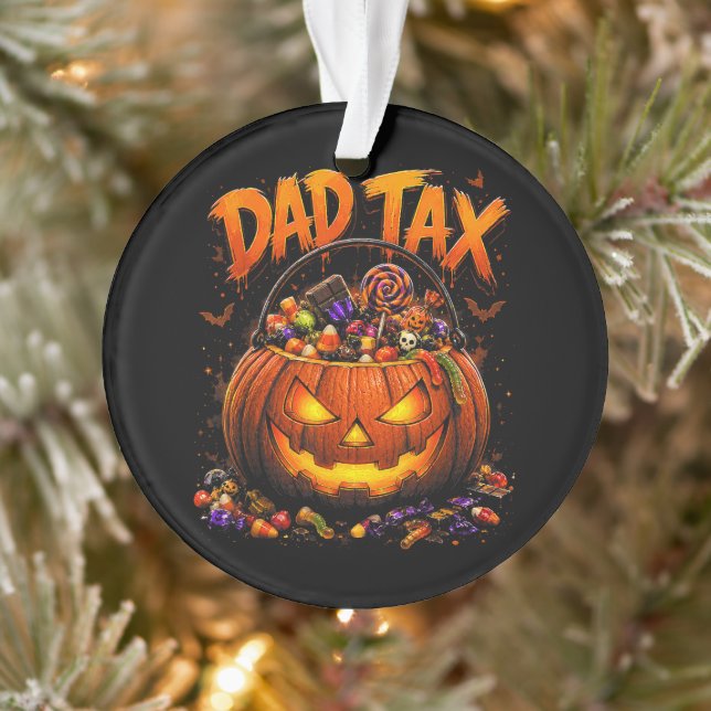 Taxe Papa Drôle Halloween Citrouille (Arbre)