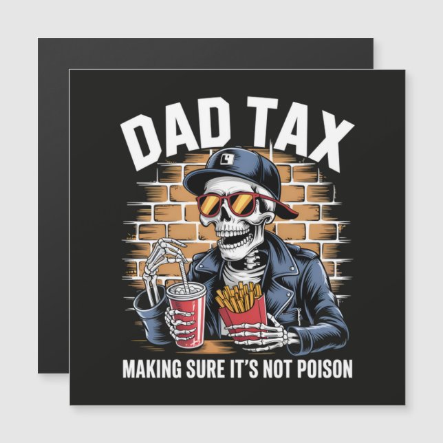 Taxe Papa S'assurant que ce n'est pas un squelette (Devant / Derrière)