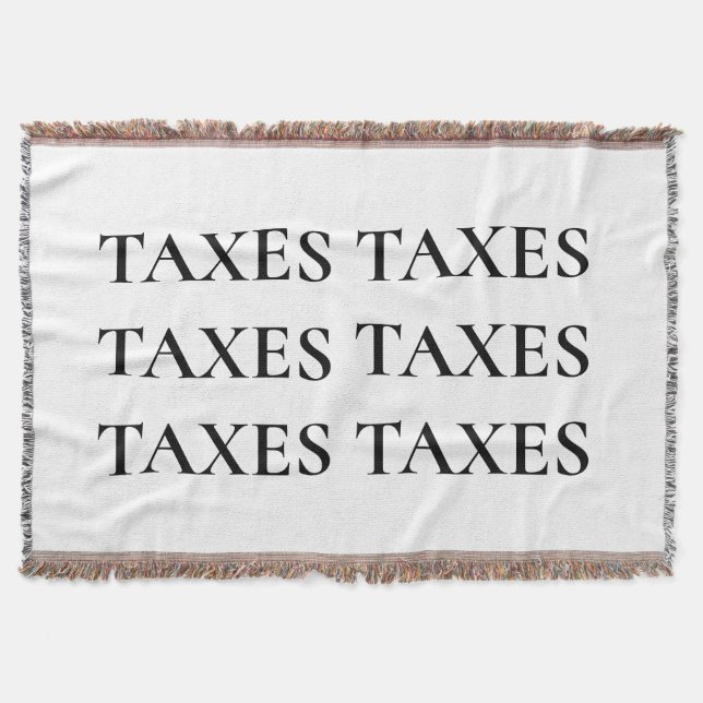 Taxes jettent une couverture (taxes comprises) (Devant)