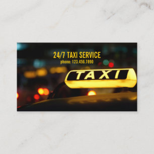 Taxi, Cabine, Conducteur, Carte de visite de trans