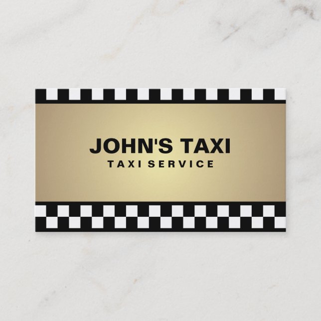 Taxi - cartes de visite (Devant)