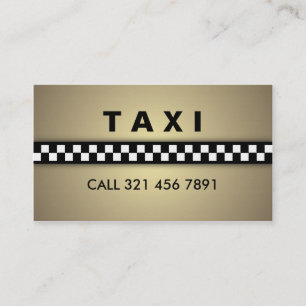 Taxi - cartes de visite
