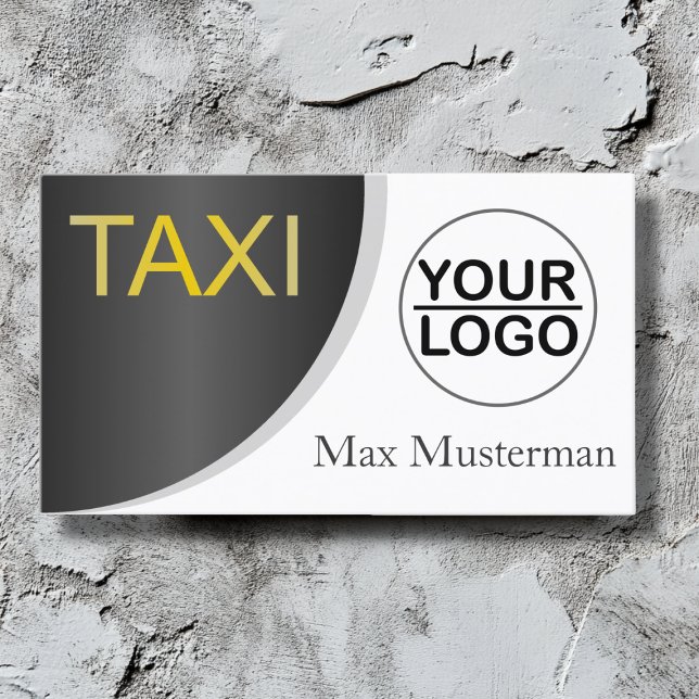 TAXI Cartes de visite avec LOGO (Créateur téléchargé)