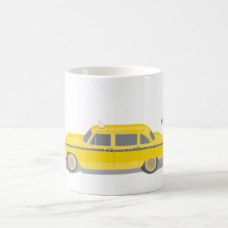 Taxi de jaune de tasse de JON
