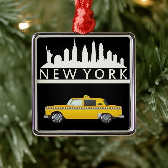 Taxi Jaune de New York - Ornement (Arbre)