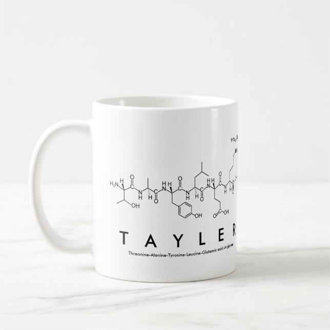 Tayler peptide nom mug (Gauche)