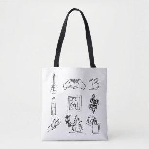 Taylor Eras Line Dessin Sac fourre-tout Ventilateu