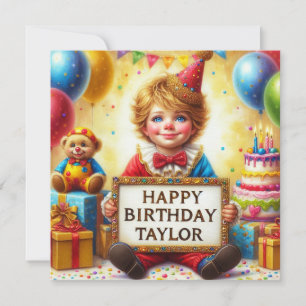 ~ TAYLOR ~ Joyeux anniversaire ~ Costume de clown 