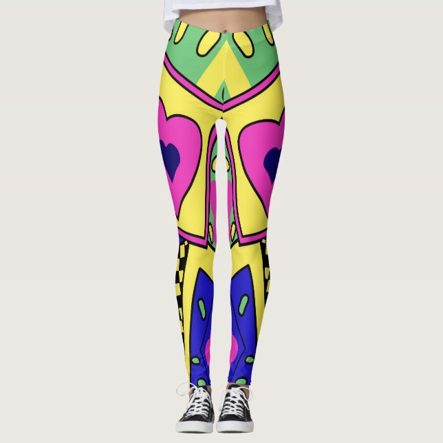 Tayt pop art Leggings motif 24SS (Devant)