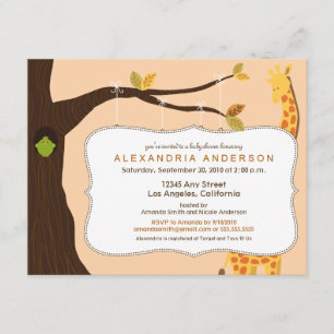 {TBA} Adorable Baby Tree Baby shower Invitation :