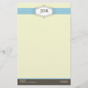 {TBA} Chic Deco Baby Papeterie Customisée Bleu Ble