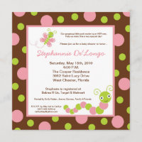 {Tba} invitation de baby shower de papillon