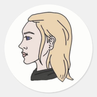 Tchadienne stickers en bois