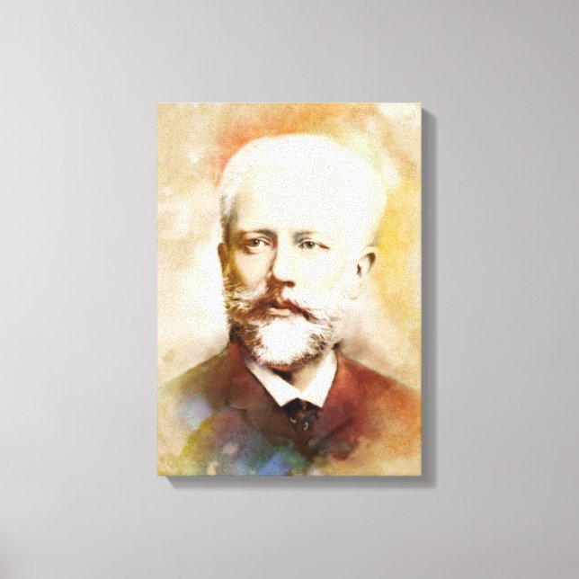 Tchaikovsky sur toile - Aquarelle (Recto)