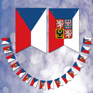Tchèque Drapeau, Tchéquie, Bannières Emblem /Maria