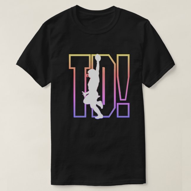 TD ! T-shirt de football (Design devant)