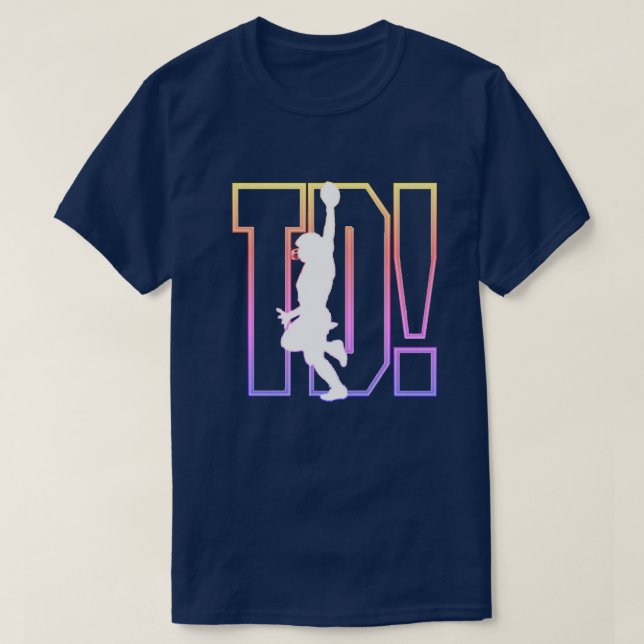 TD ! T-shirt de football (Design devant)