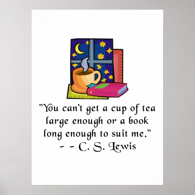 Tea & Books w Quote Posters (Devant)