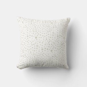 Tea Confetti Aquarelle Dots Jeter Oreiller