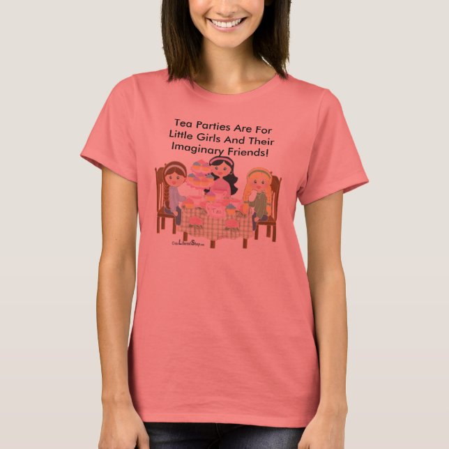 Tea Party T-Shirt bio pour femmes (en adéquation) (Devant)