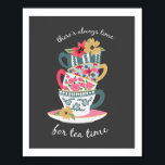 Tea Time Art Impression par Origami Prints<br><div class="desc">.</div>