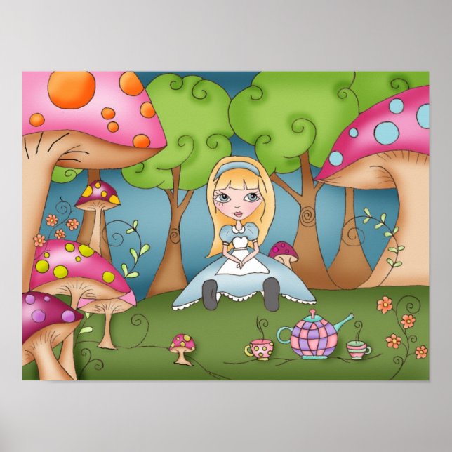 Tea time avec Alice - Poster (Devant)