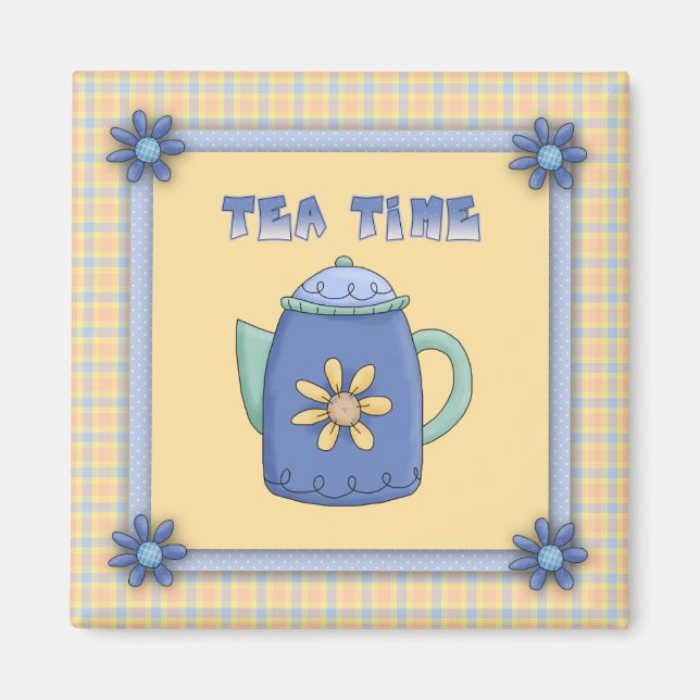 Tea Time Magnet de cuisine (Devant)
