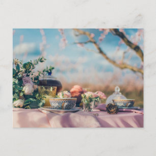 Tea time Tea cup carte postale pour le post-croise