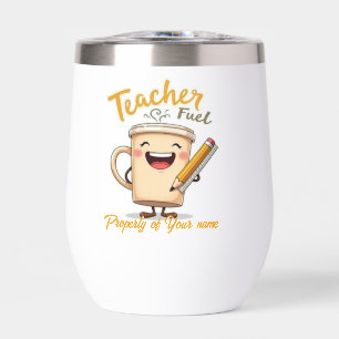 Teacher Carburant Funny Coffee Cup Design