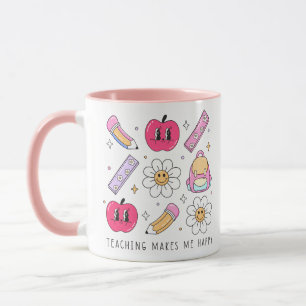 Teacher Me Rend Heureux Les Cadeaux De Mug Pour En
