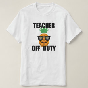 Teacher Off Duty Design - T-shirt pour hommes