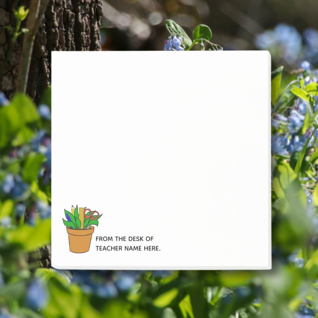 Teacher Post-It Notes with Name Personalization  (Créateur téléchargé)