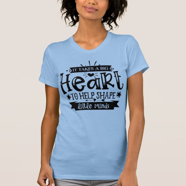 Teacher Superheroes slider T-shirt (Devant)