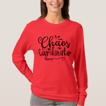 Teacher Superhéros Chaos Coordinateur T-shirt