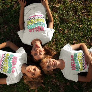 Teacher t-shirt rétro rétro coloré