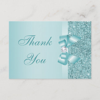 Teal a imprimé le Merci d'arc et de diamant de