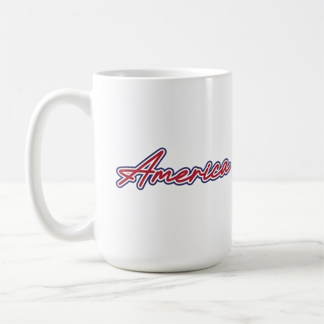 Team America Trump 47 Patriotic Coffee Mug (Gauche)