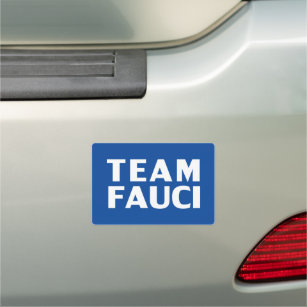 Team Fauci bleu et blanc pro vaccins Car Magnet
