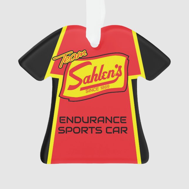 Team Sahlen crew uniform ornament  (devant)